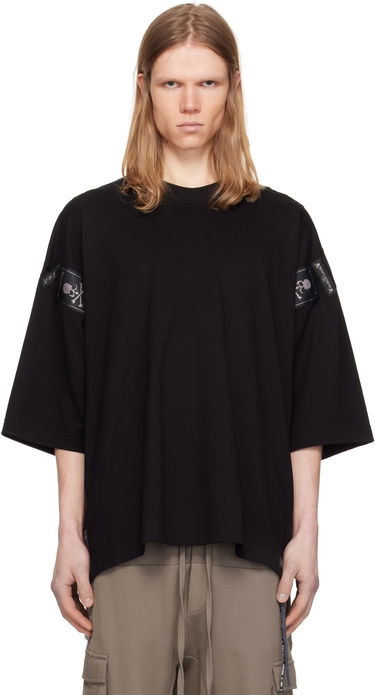 Тениска Mastermind WORLD Mastermind World Boxy Fit Label T-Shirt Черно | MW25S14-TS031-022, 0