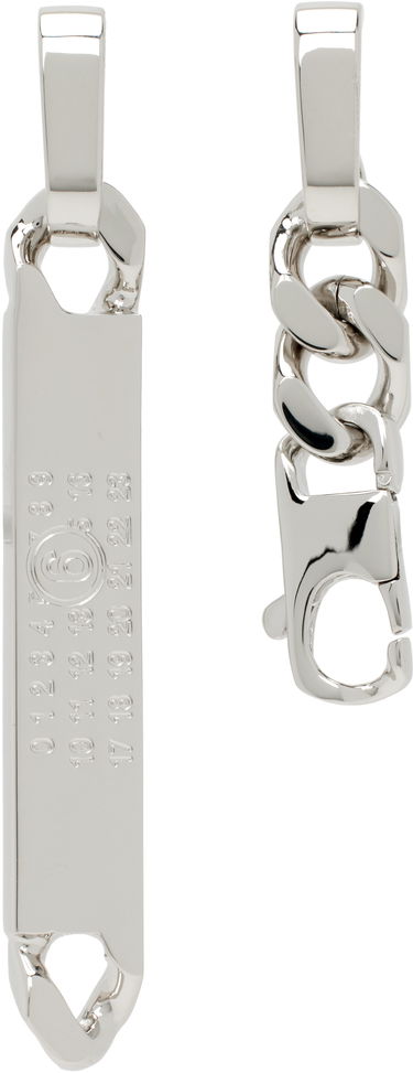 Ключодържатели Maison Margiela MM6 Maison Margiela Chain Drop Earrings Металик | SM6VG0099 P8371, 0