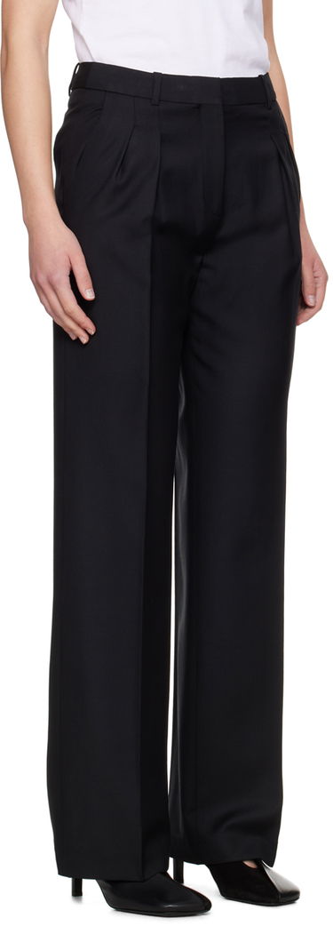Панталони Loulou de Saison Loulou de Saison Sbiru Pleated Trousers Черно | SBIRU, 1