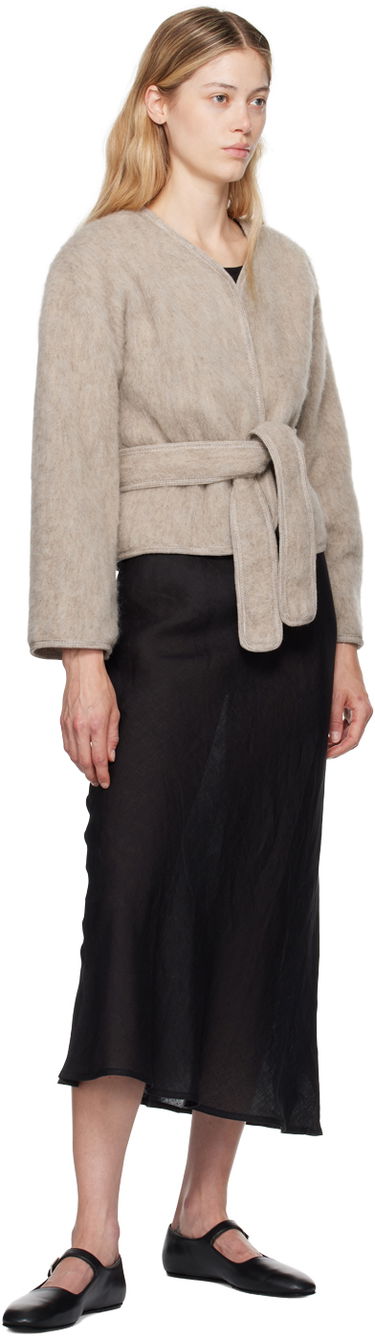 Pокля Baserange Baserange Dydine Long Sleeve Maxi Dress Черно | DRDYL-LI-EXAU24, 3