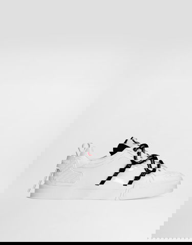 Кецове и обувки Dolce & Gabbana Portofino Calfskin And Patent Leather Бяло | CS2328AJ98689697, 0