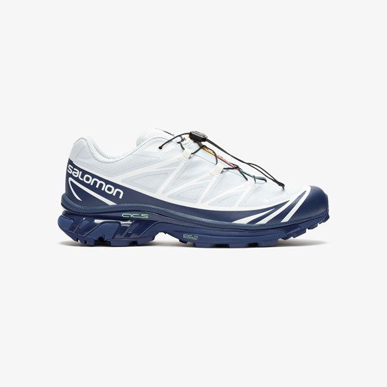 Кецове и обувки Salomon XT-6 Gore-Tex Blue Print Heather Бяло | L47291900, 1