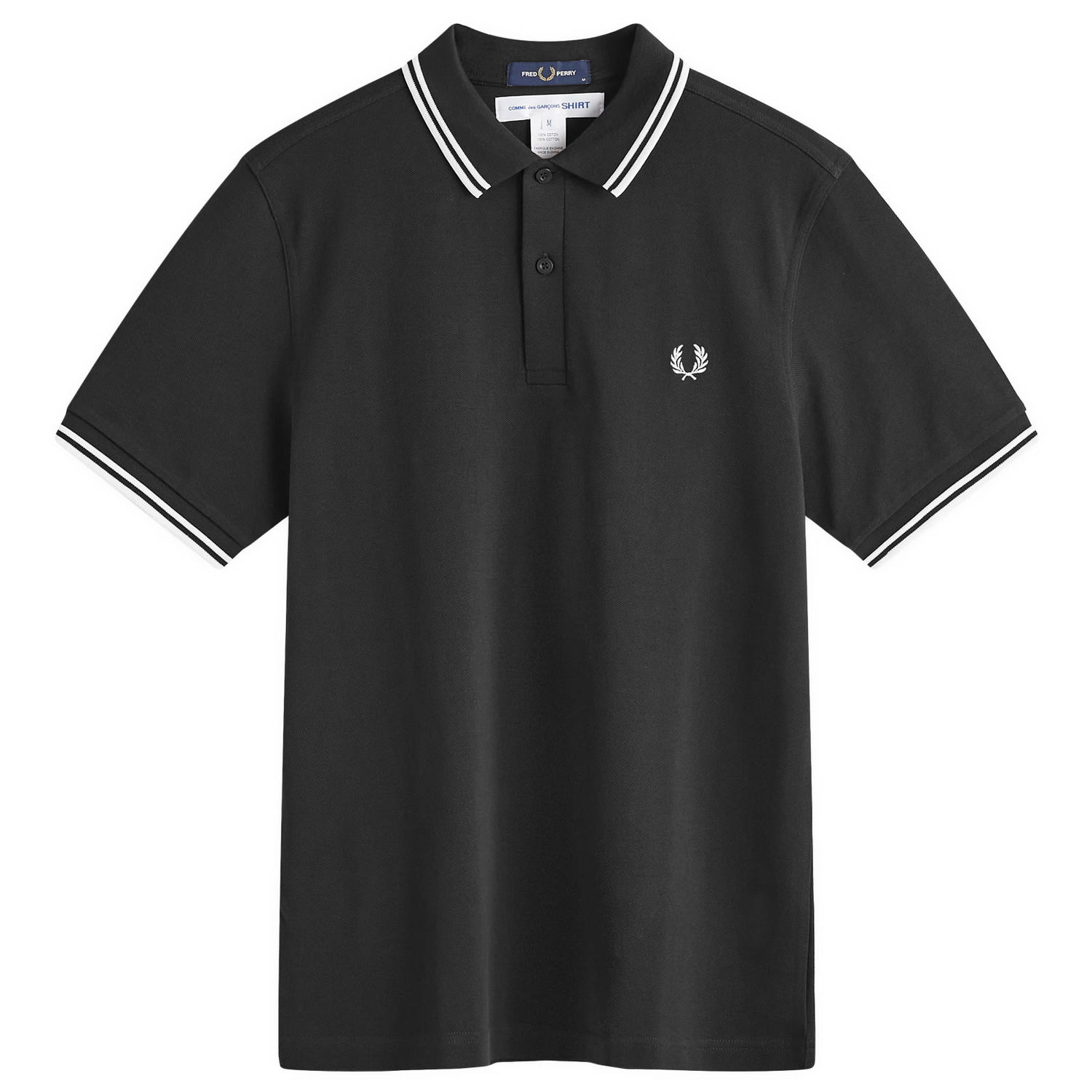 Поло тениска Comme des Garçons Back Print Polo Black Черно | FN-T502-1, 0