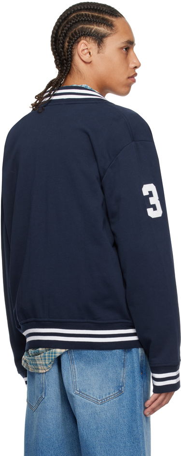 Яке бомбър Polo by Ralph Lauren Ralph Lauren Big Pony Fleece Baseball Bomber Jacket Тъмно синьо | 710964456002, 2