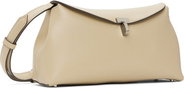 Чанта през рамо TOTEME Toteme T-Lock Leather Clutch Бежово | 234-WAL950-LE0025, 1