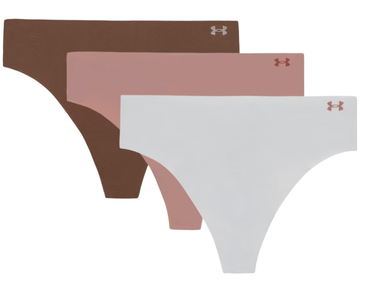 гащички Under Armour Under Armour SOLID 3 Pack Thong Розово | 1383893-014, 0