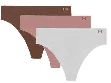 гащички Under Armour Under Armour SOLID 3 Pack Thong Розово | 1383893-014, 0