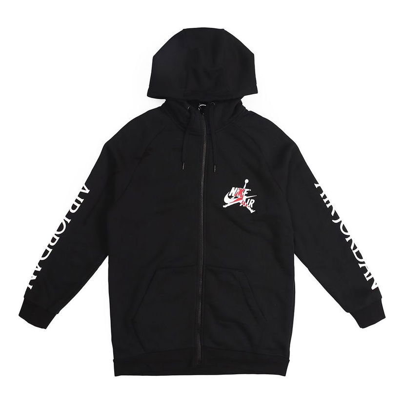 Суитчър Jordan Air Jordan Fleece Lined Hooded Jacket Черно | CK2224-010
