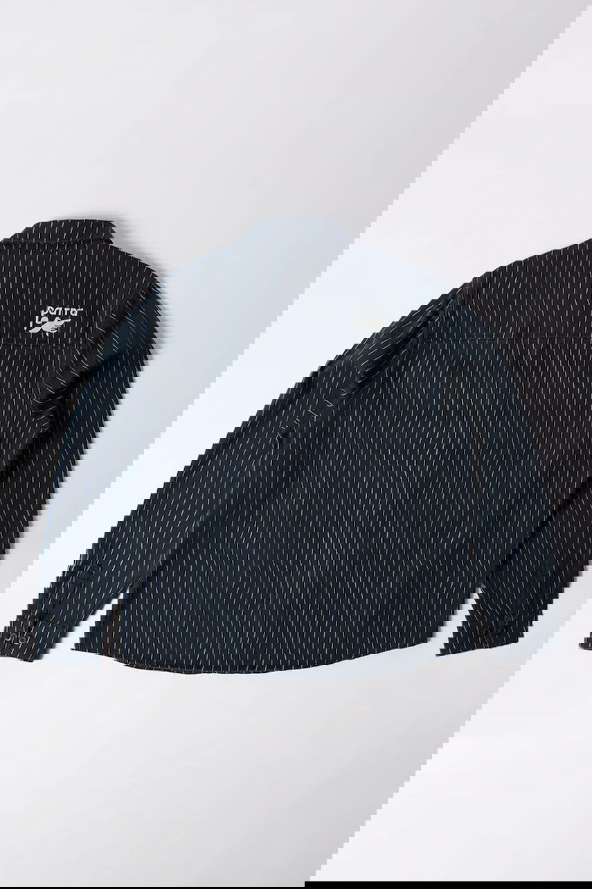 Риза By Parra Shirt Parra Meandering lines regular fit classic collar Тъмно синьо | 54236, 1