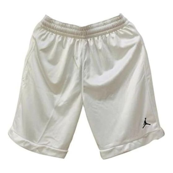 Къси панталони Jordan Jordan Embroidered Logo Quick Dry Breathable Casual Shorts Бяло | AR4316-100