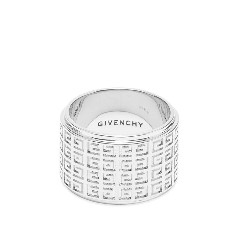 Пръстен Givenchy 4G Logo Engraved Ring Сиво | BN305NF003-040, 0