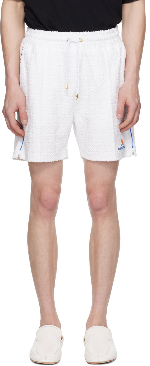 Casablanca Monogram Jacquard Towelling Shorts
