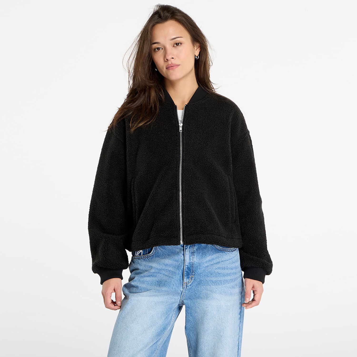 Яке бомбър Urban Classics Structured Bomber Jacket Черно | TB8108-00007, 0