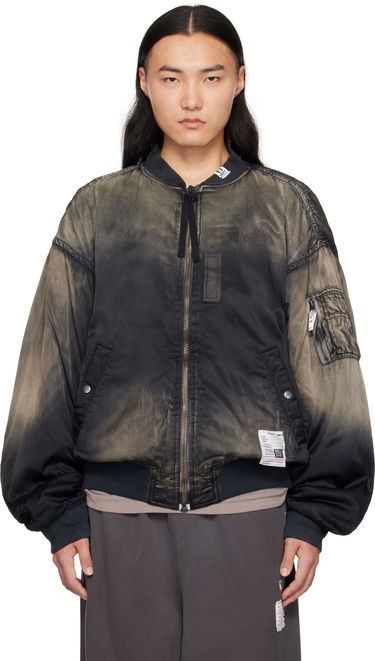 Яке бомбър Maison MIHARA YASUHIRO MIHARA YASUHIRO Distressed Flight Bomber Jacket Черно | J13BL151, 0