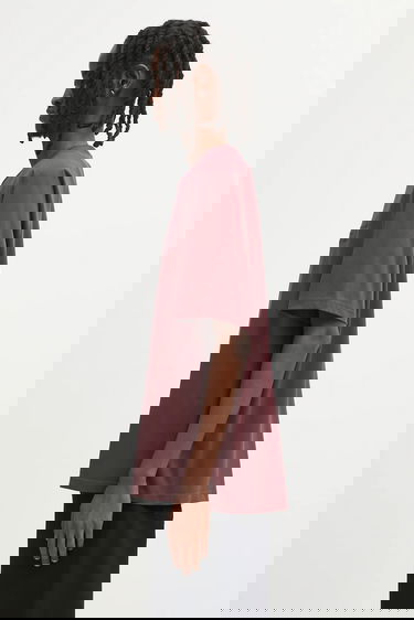 Тениска Carhartt WIP Ray Short Sleeve Raglan T-Shirt with Embossed Logo Бургунди | I035306.33KXX, 1