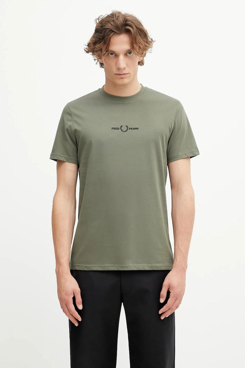 Тениска Fred Perry Fred Perry Men's T-Shirt Зелено | M4580