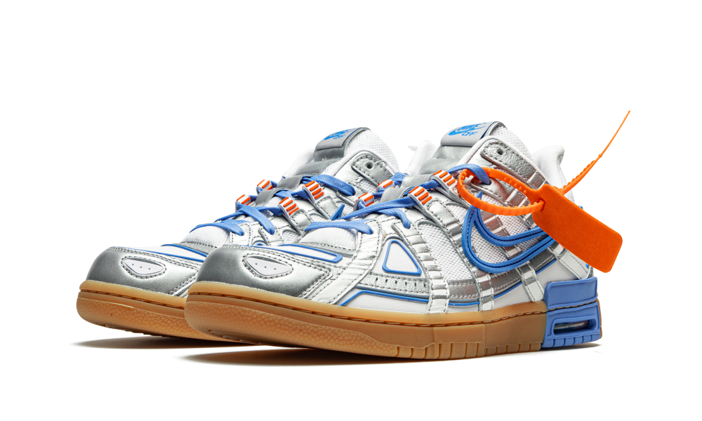 Кецове и обувки Nike Off-White x Air Rubber Dunk "University Blue" Металик | CU6015-100, 1