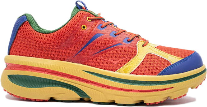 Кецове и обувки Hoka One One Bondi B Engineered Garments Multi Червено | 1107849-VPST, 0