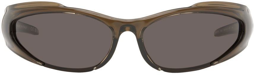 Слънчеви очила Balenciaga Reverse Xpander Sunglasses Кафяво | BB0253S-002, 0