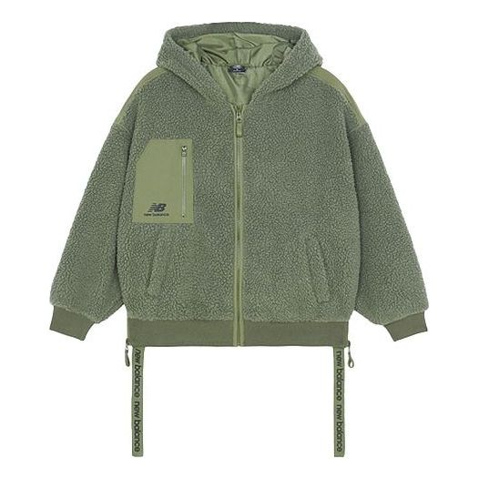 Суитчър New Balance Casual Sports Hooded Knit Jacket Зелено | AWJ13328-BS5, 0
