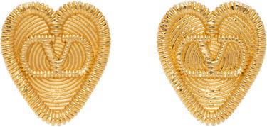 Обеци Valentino Valentino Garavani Fil Perdu Heart Gold Earrings Металик | 6W0J0Z54MET, 0