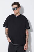 Black Oversized T-Shirt With Stitching Detail