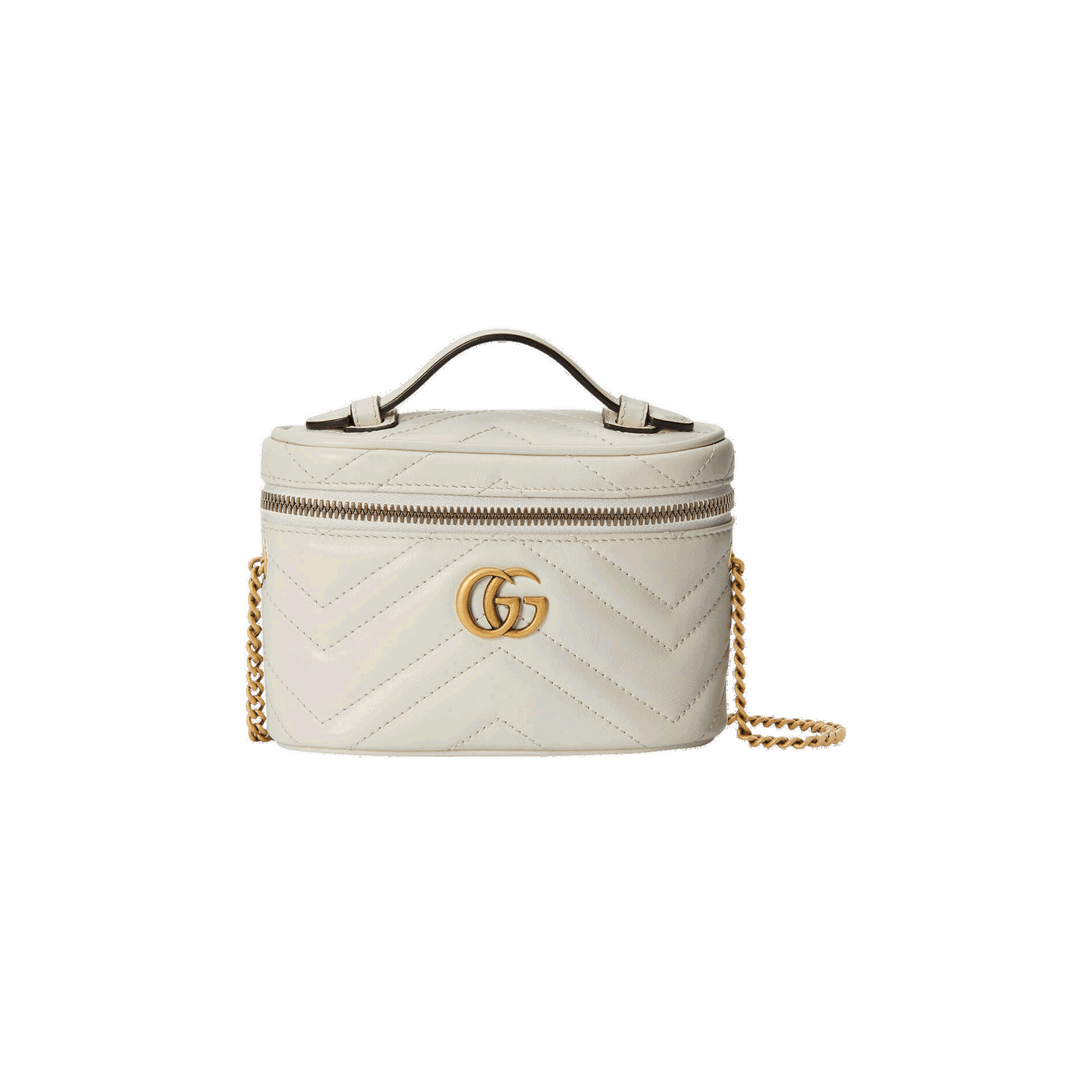 Дамска чанта Gucci GG Marmont Mini Top Handle Bag Бяло | 699515 DTDHT 9022, 0