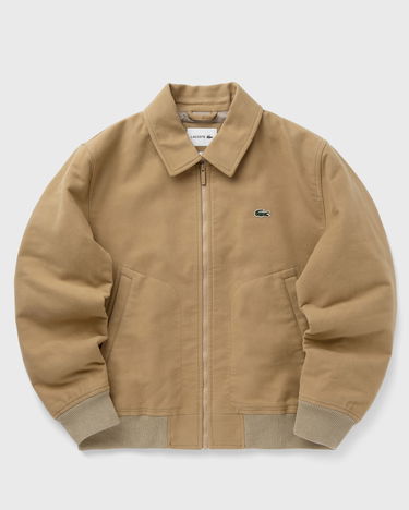 Яке бомбър Lacoste Collared Full-Zip Bomber Jacket Бежово | BH5147-02S, 0