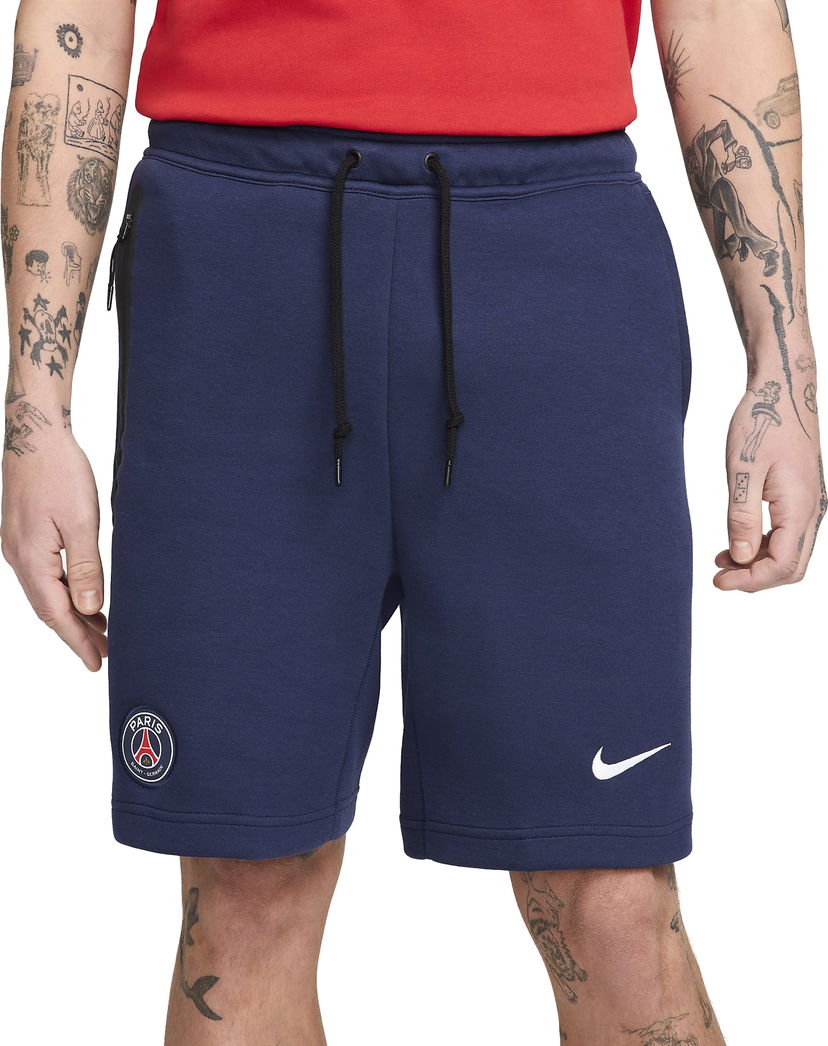 Къси панталони Nike PSG MNSW TECH FLC SHORT ESN Тъмно синьо | fz7232-410