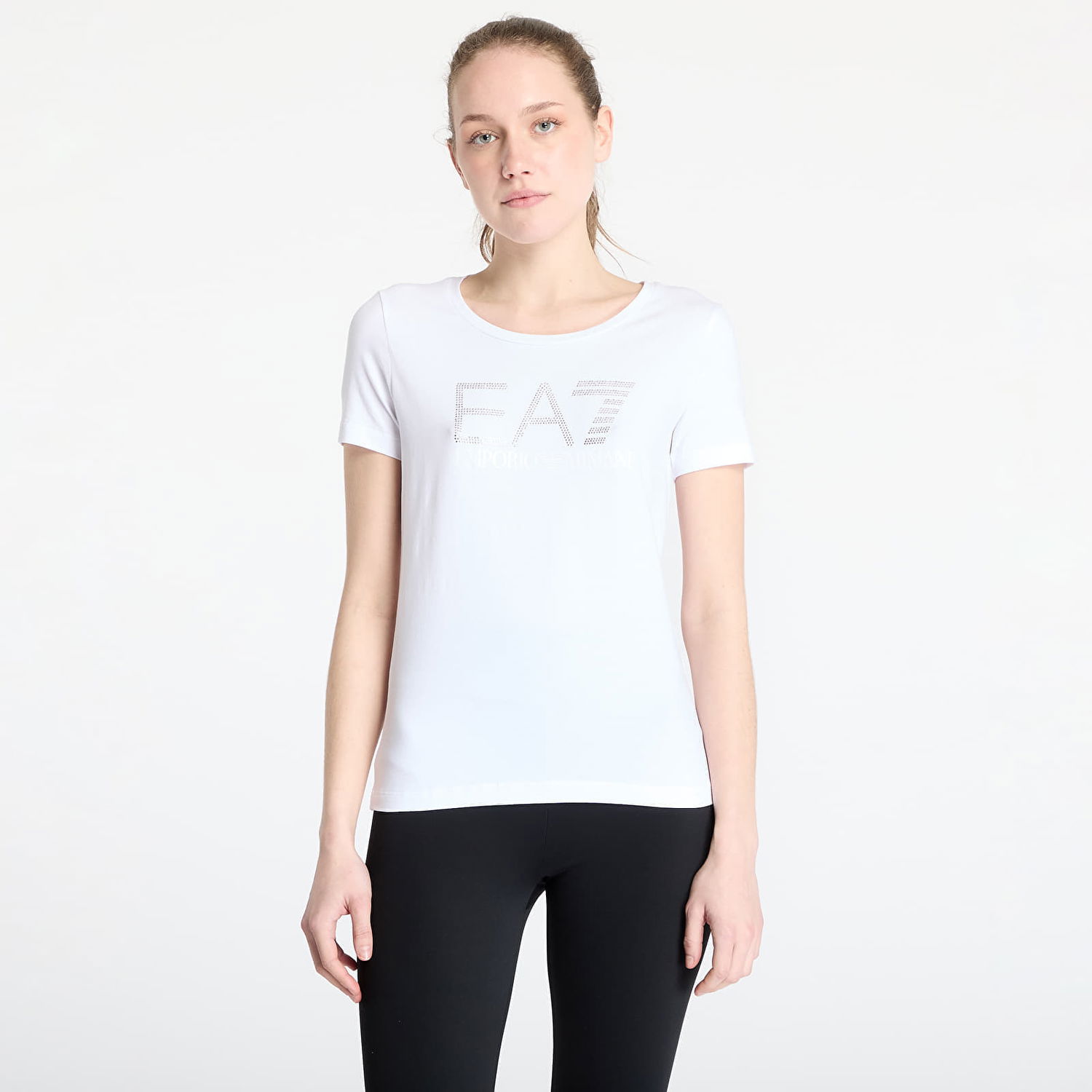 Тениска Emporio Armani EA7 Emporio Armani Train Logo Series T-Shirt Бяло | 7W000094AF10373U0002, 0