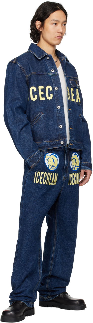 Яке BBC IceCream ICECREAM Cowboy Trucker Denim Jacket Синьо | ICD25108, 3