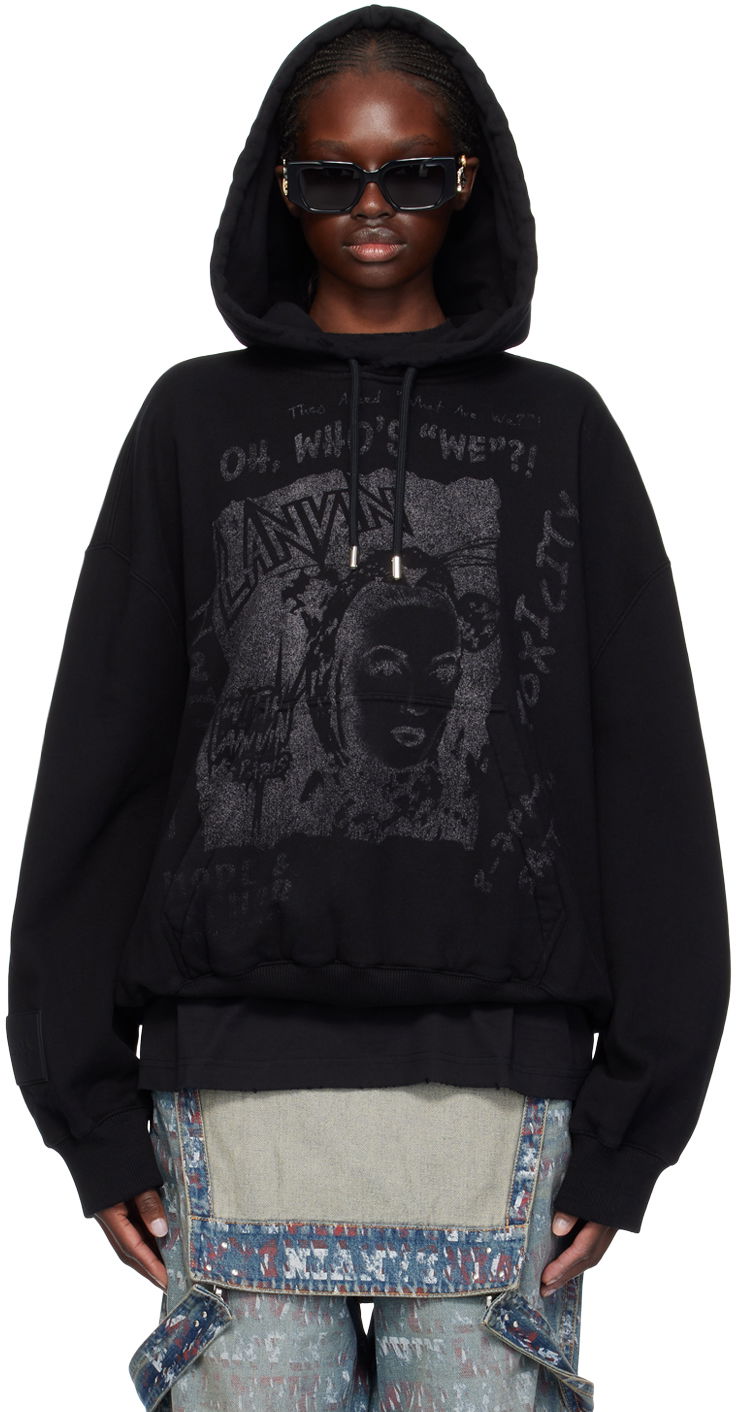Суитчър LANVIN Future x Hoodie Черно | RU-HO0005-J117-P24, 0
