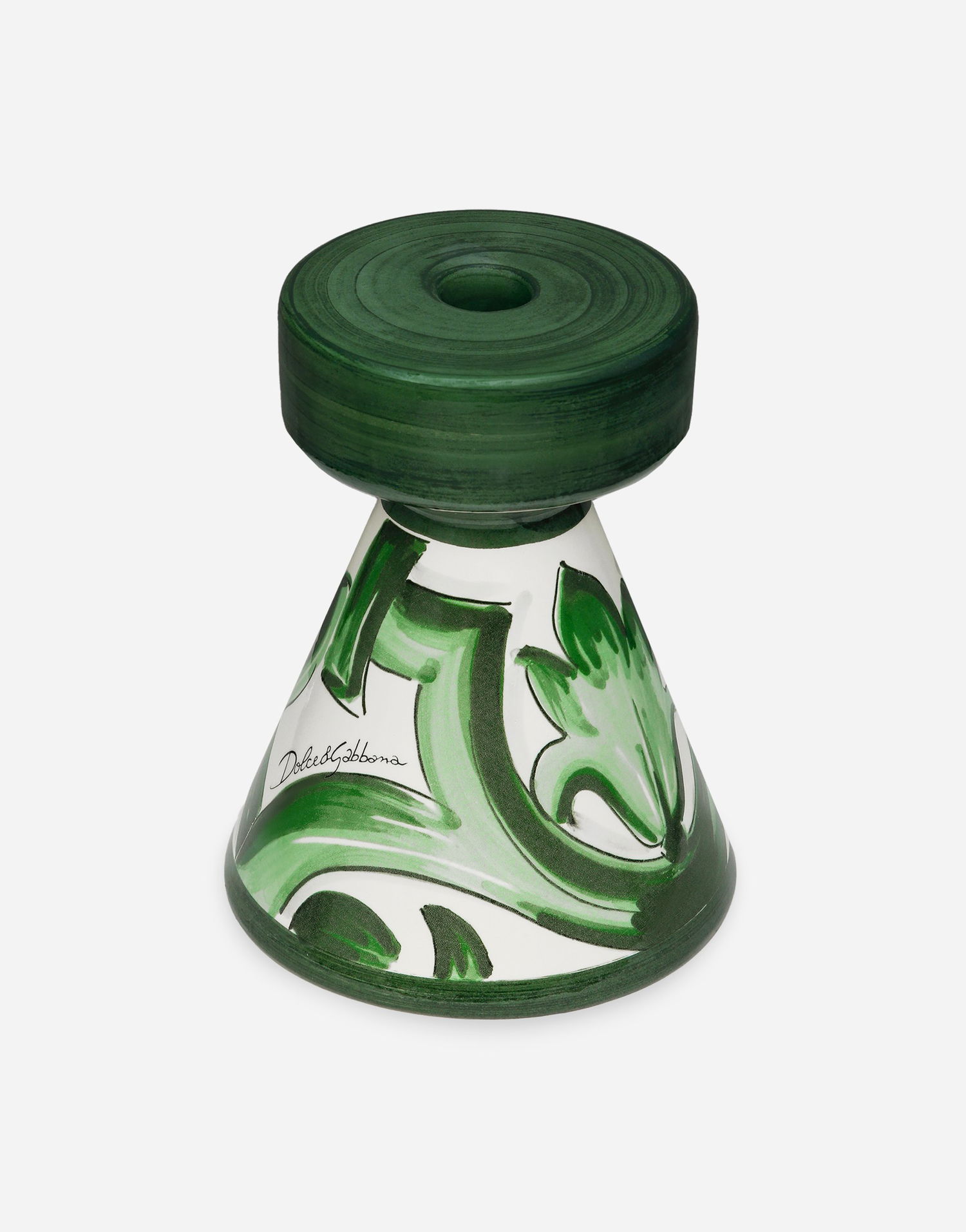 Домашен декор Dolce & Gabbana Dolce & Gabbana Ceramic Candle Holder Зелено | TCC188TCACDUV001, 1