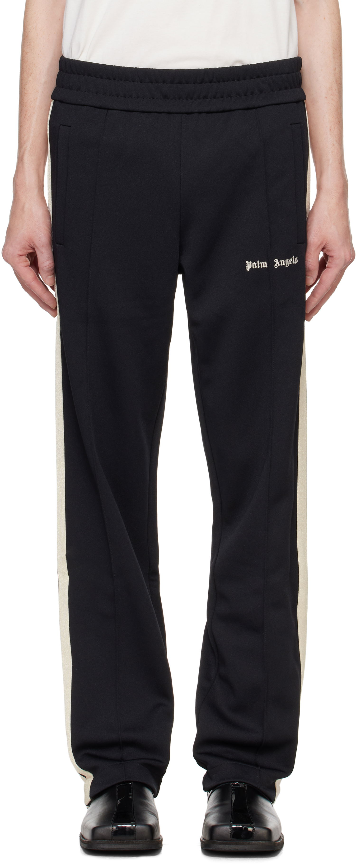 Спортни панталони Palm Angels Classic Logo Track Pants Черно | PMCJ020C99FAB0011003, 0
