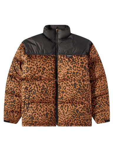 Logo Puffer Jacket Leopard/Black