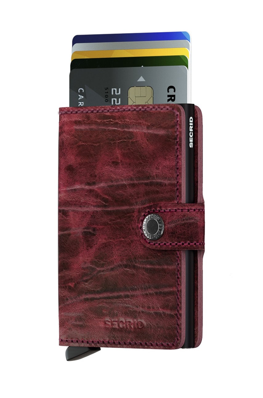 Портфейл Secrid Secrid MDM Leather Wallet Бургунди | MDM.Bordeaux, 0