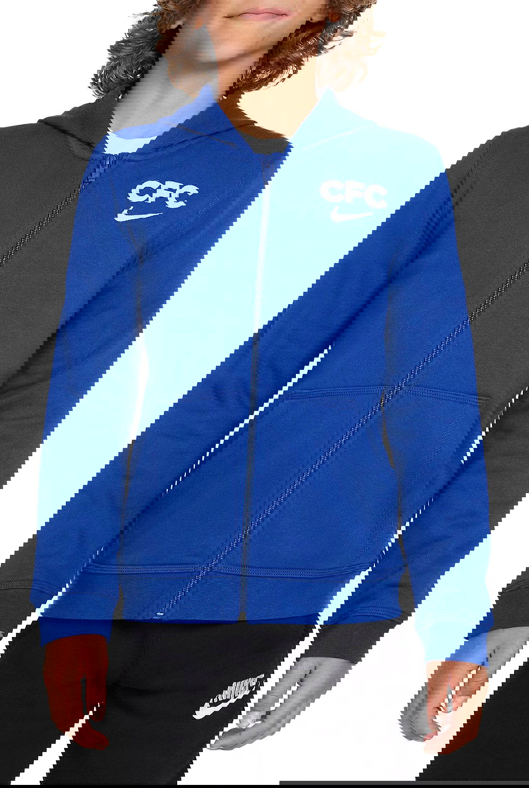 Суитчър Nike Chelsea FC Full-Zip Hoodie Синьо | dm3057-495, 0