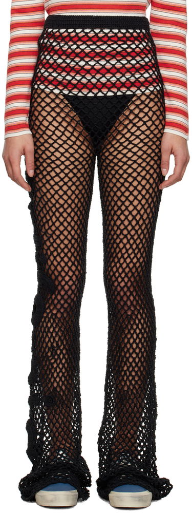 Клинове ERL Sheer Crochet Leggings Черно | ERL06P103, 0