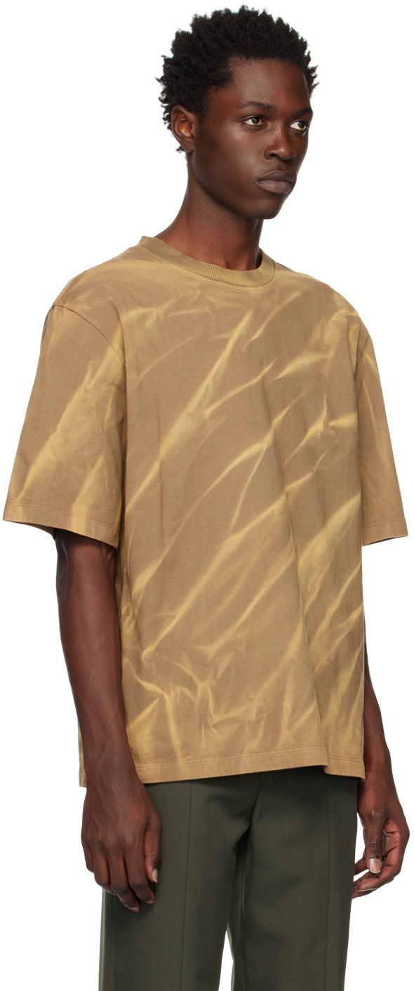 Тениска Dion Lee Crinkled Sunfade T-Shirt Бежово | C3092R23, 1