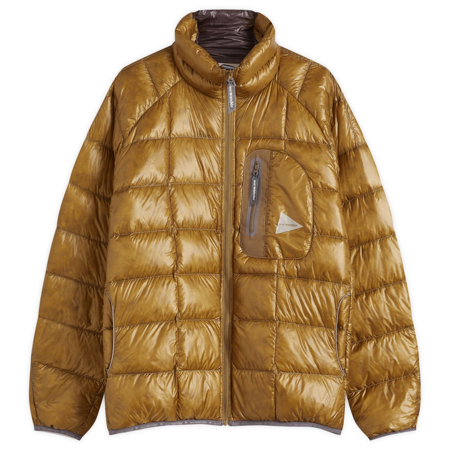 Пухо яке and wander Diamond Stitch Down Jacket, Size Large Жълто | 5744231106-190, 0