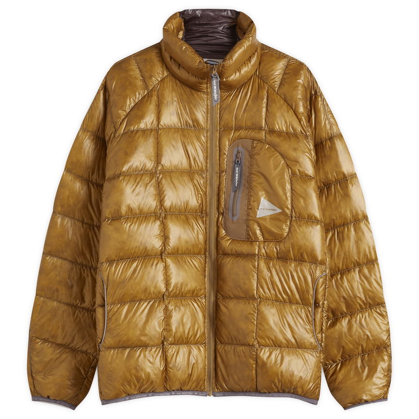 Пухо яке and wander Diamond Stitch Down Jacket, Size Large Жълто | 5744231106-190