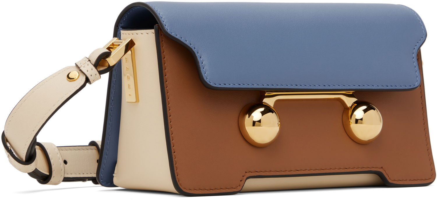 Чанта през рамо Marni Marni Trunkaroo Mini Leather Shoulder Bag Многоцветен | SBMP0193U1 P6948, 1