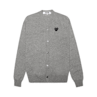 Пуловер Comme des Garçons PLAY Heart Wool Cardigan Сиво | az n024 051 2, 0