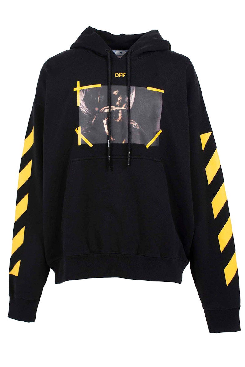 Суитчър Off-White Diag Arrow Mercy Skate Hoodie Черно | OMBB085C99FLE0081001, 0