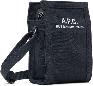 Раници и чанти A.P.C. A.P.C. Recuperation Crossbody Phone Pouch Тъмно синьо | COHGV-H61931, 1