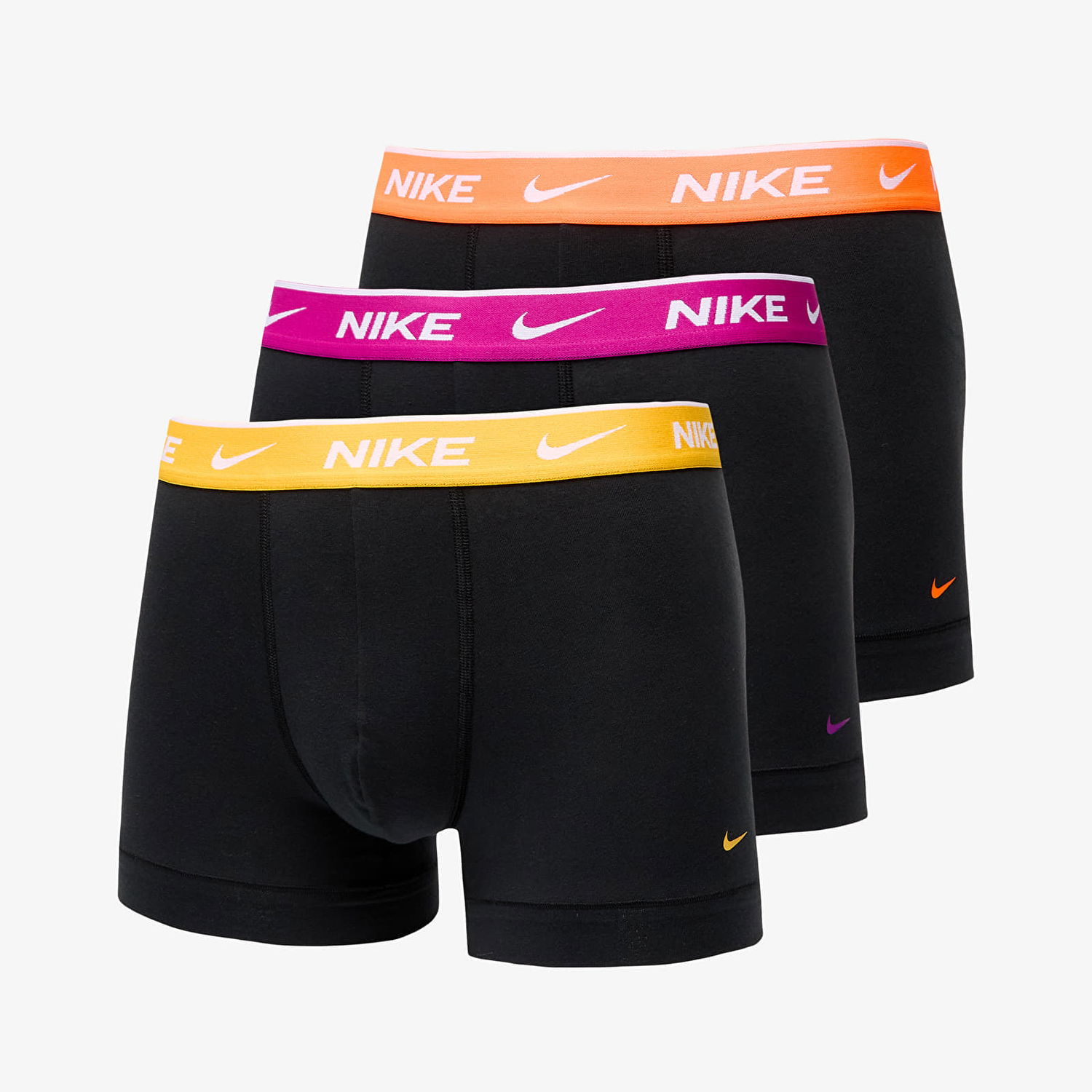 Боксерки Nike DRI-FIT Everyday Cotton Stretch Trunk 3-Pack Черно | 0000KE1008-GP7, 0