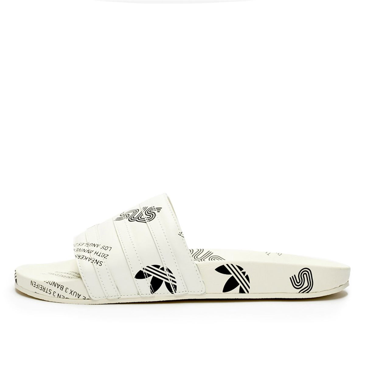 Кецове и обувки adidas Originals Sneakersnstuff x Adilette 20th Anniversary Бяло | FV6206, 0