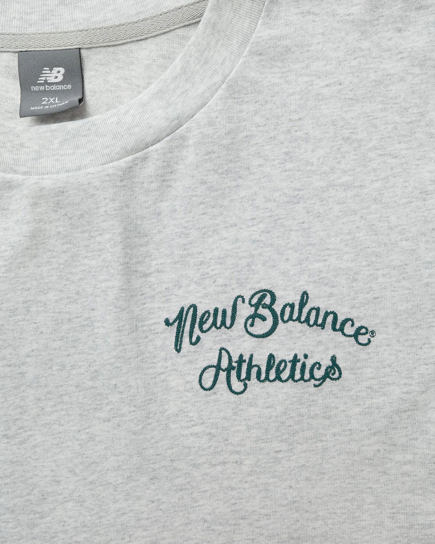 Тениска New Balance Athletics Relaxed League Tee Сиво | MT43556-AHH, 1