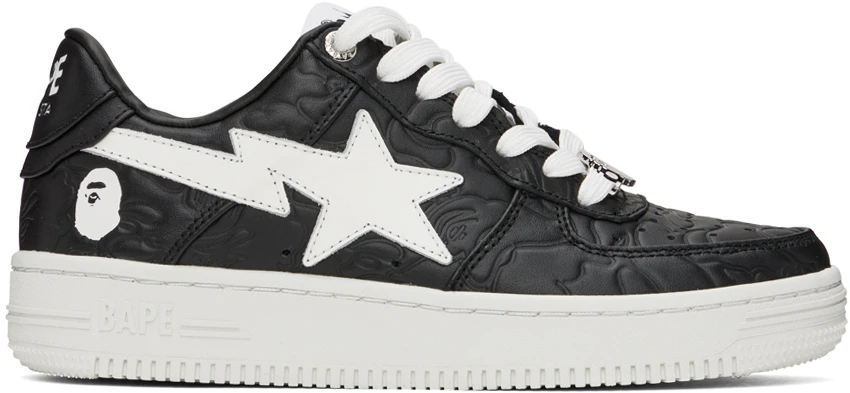Кецове и обувки BAPE Sta #3 M1 "Black/White" Черно | 0ZXSHM191052L-BLK, 0