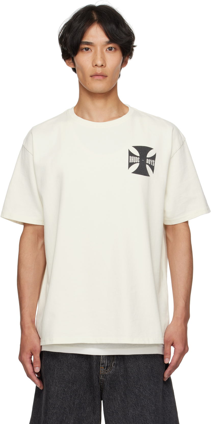 Тениска Rhude Rhude 'Rhude Boys' T-Shirt Бяло | RHPF25TT24012